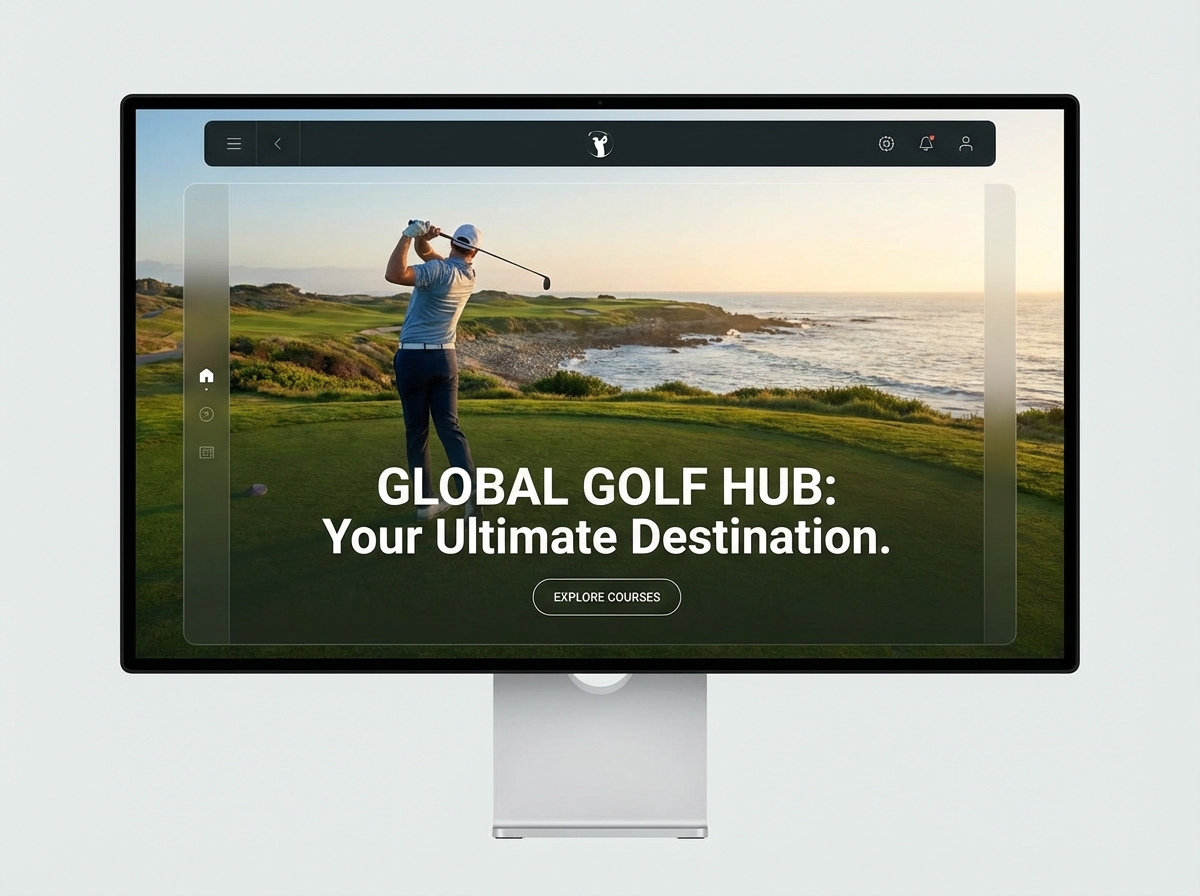 Build the Biggest Golf Website, Effortlessly website preview