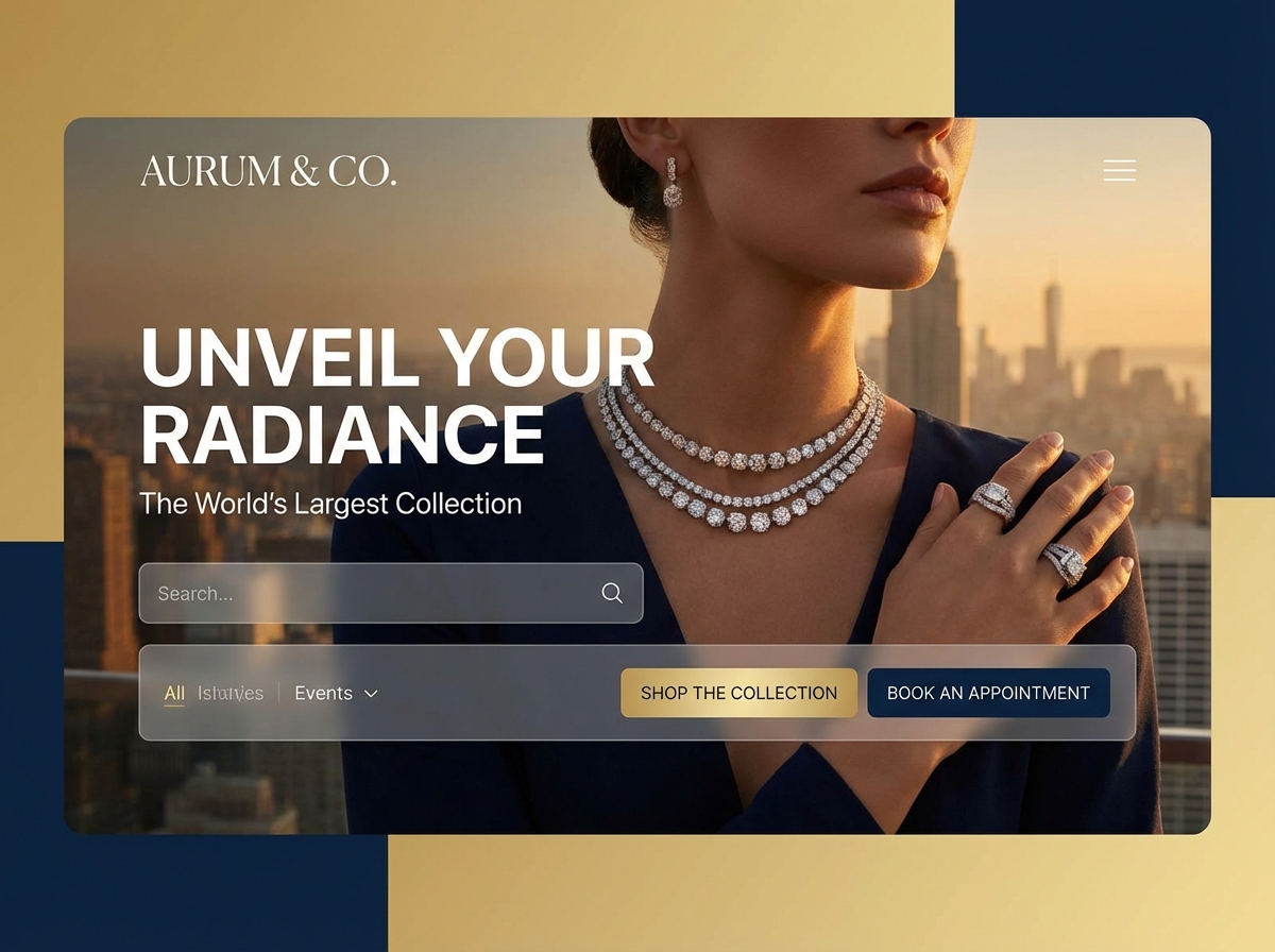 Build a Dazzling Online Presence for Your Biggest Jewelry Collection website preview