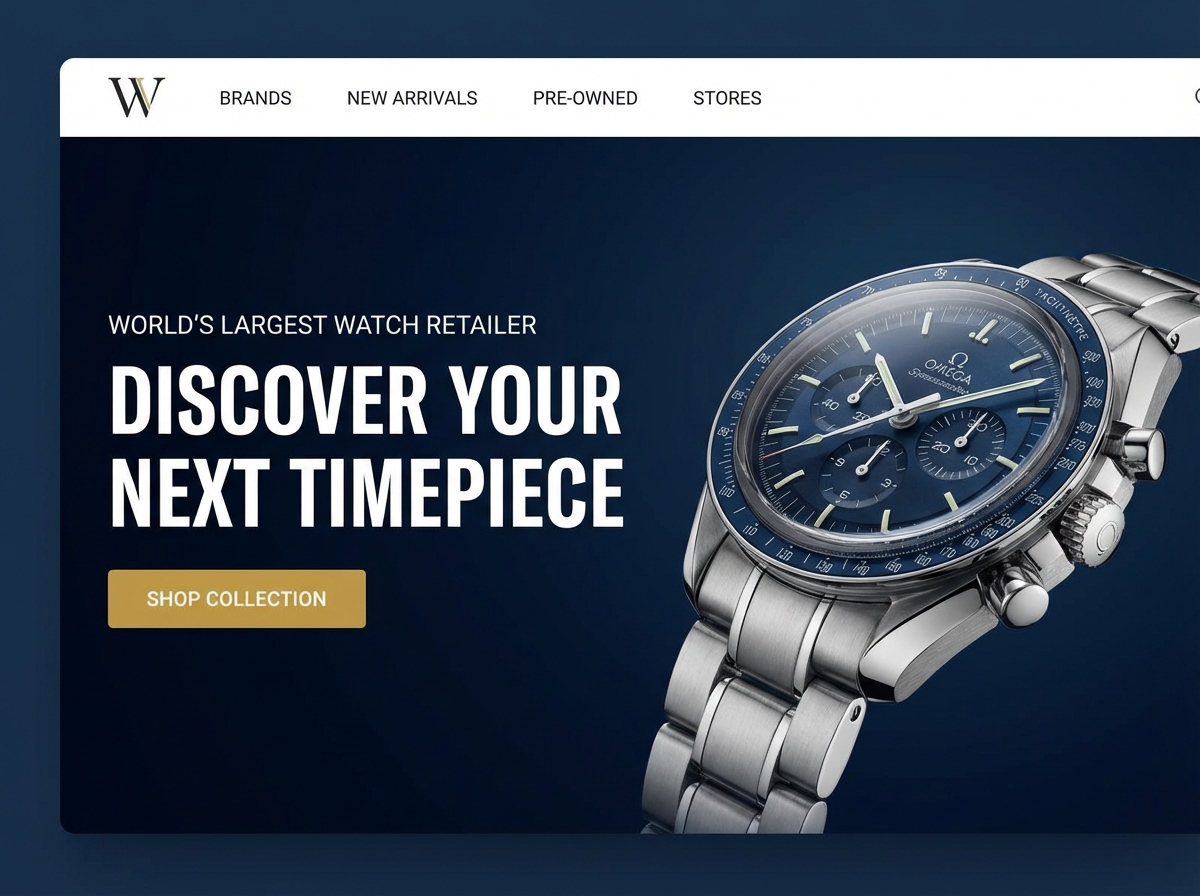 Showcase Your Collection with the Biggest Watch Website Builder website preview