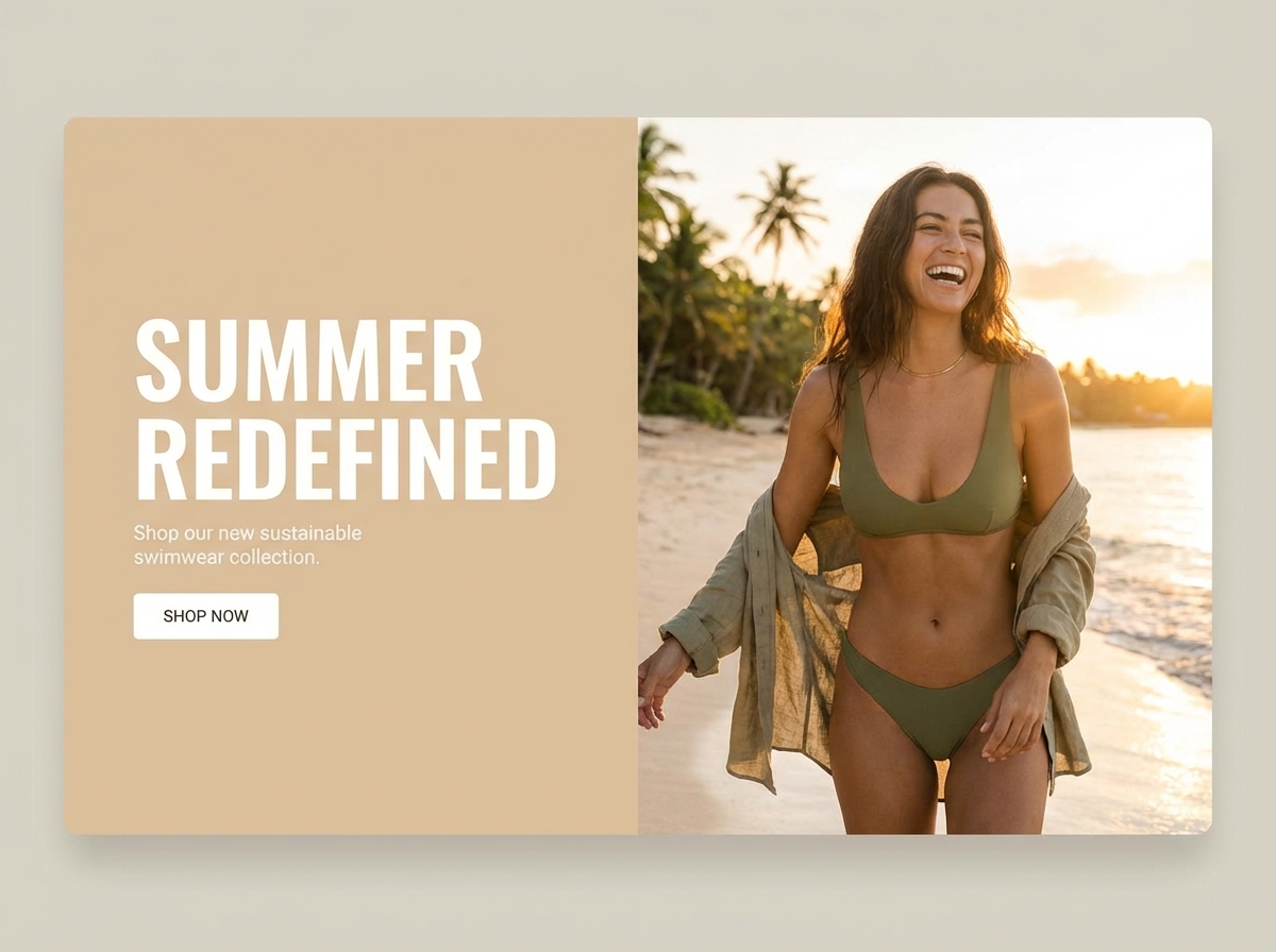 Launch Your Stunning Online Bikini Store website preview