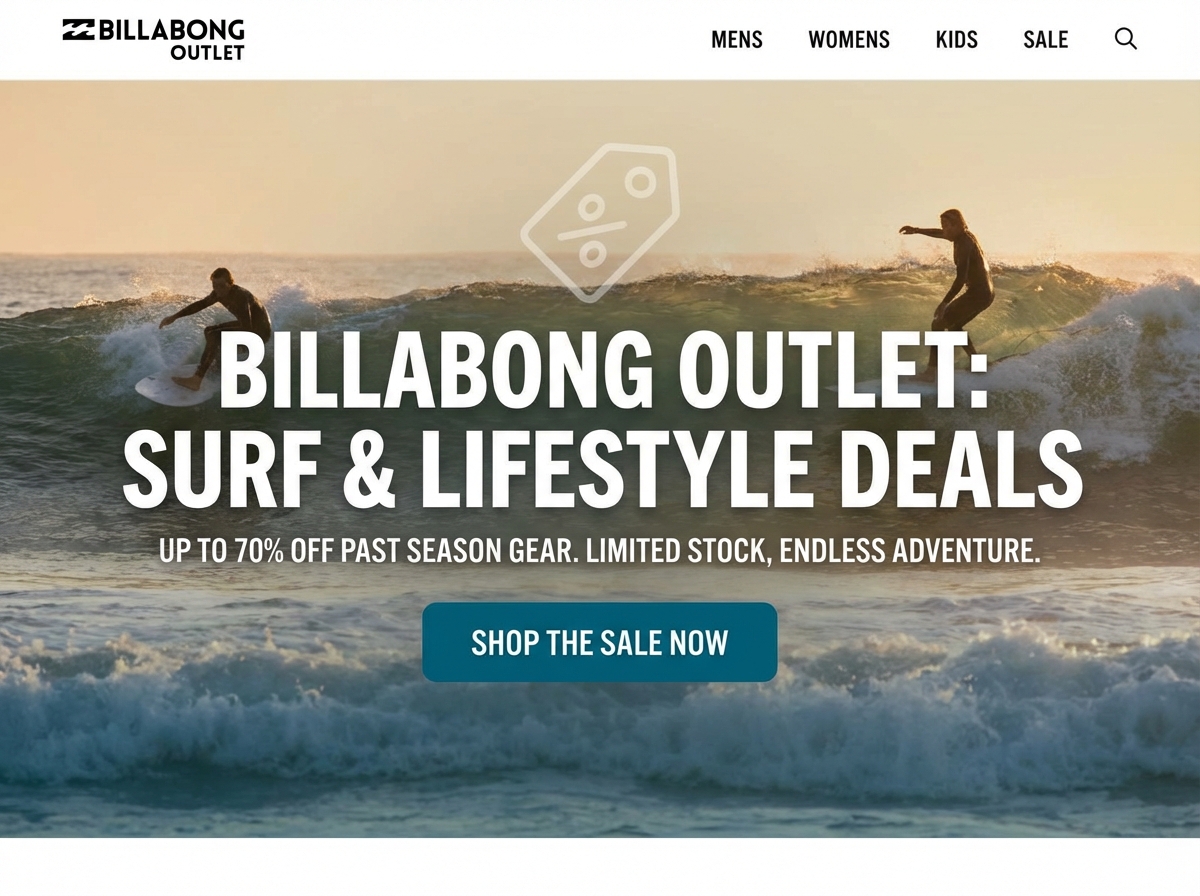 Build Your Billabong Outlet Website Effortlessly website preview