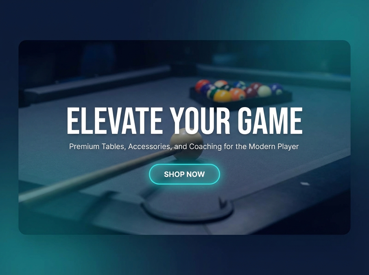 Create Billiards Club Websites in Minutes | AI Builder website preview