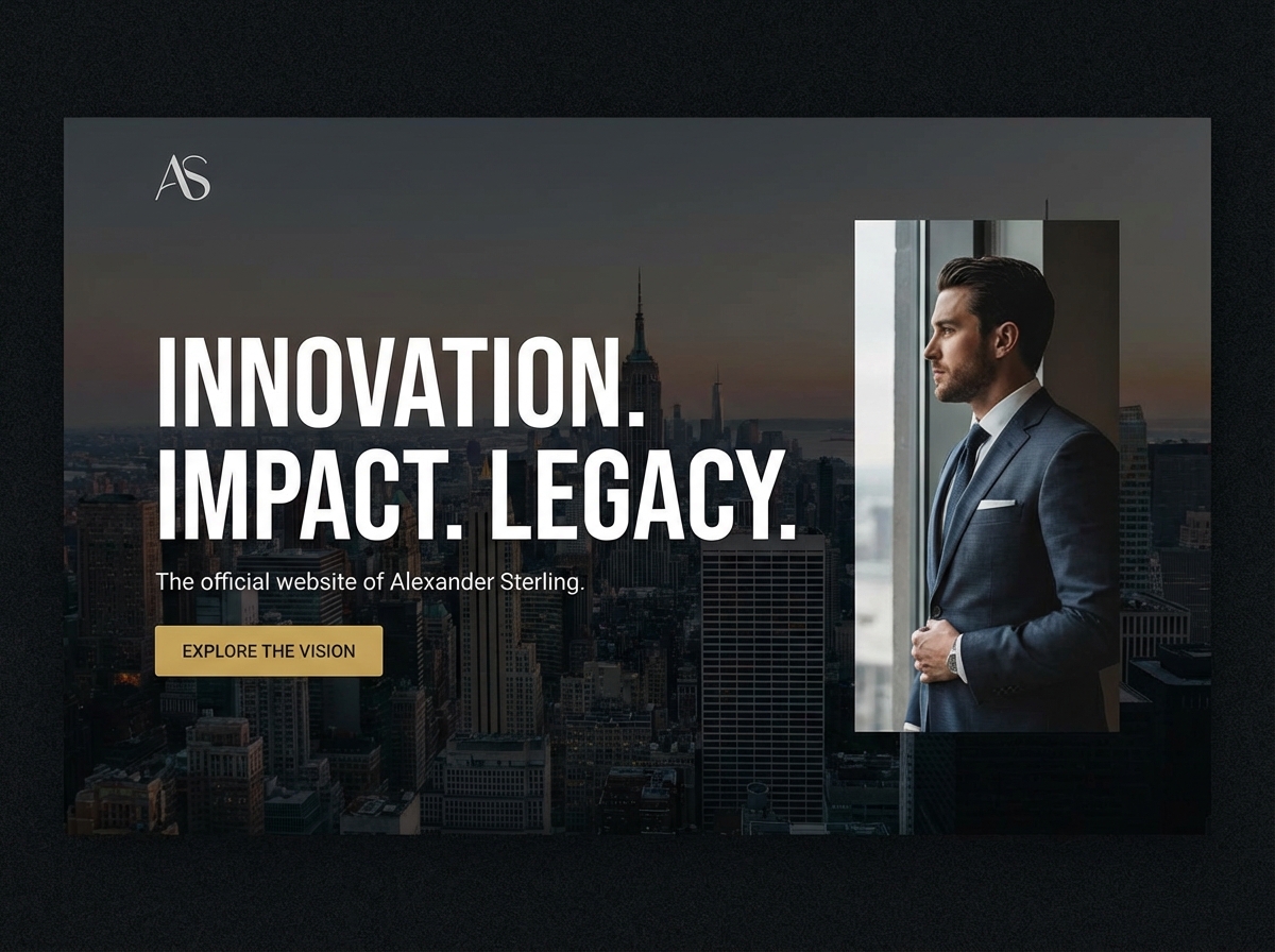 Build a Digital Legacy for the Modern Billionaire website preview