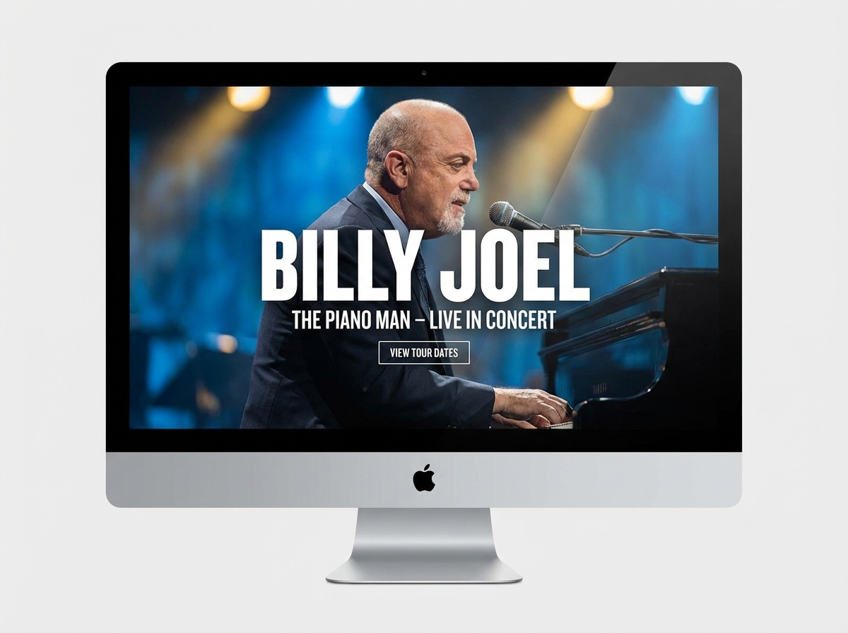 Build Your Ultimate Billy Joel Fan Site website preview