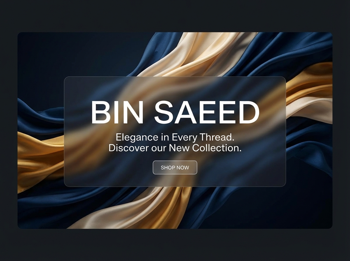Launch Your Stunning Bin Saeed Website Today website preview