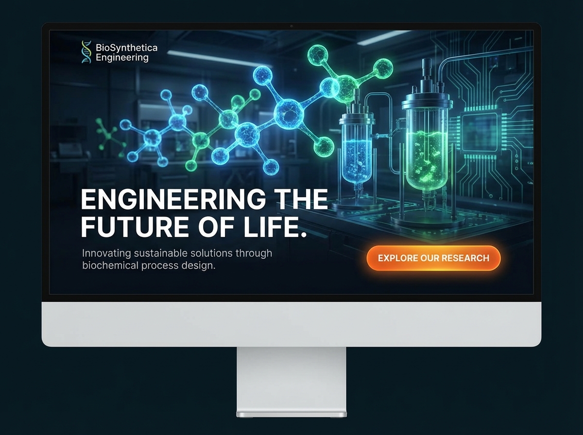 Build Your Breakthrough: The Ultimate Website Builder for Biochemical Engineering website preview