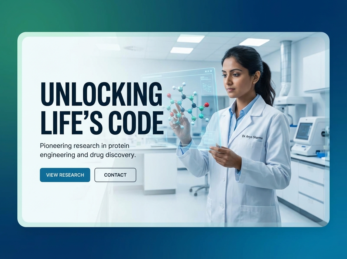 Build a Professional Online Presence for Every Biochemist website preview