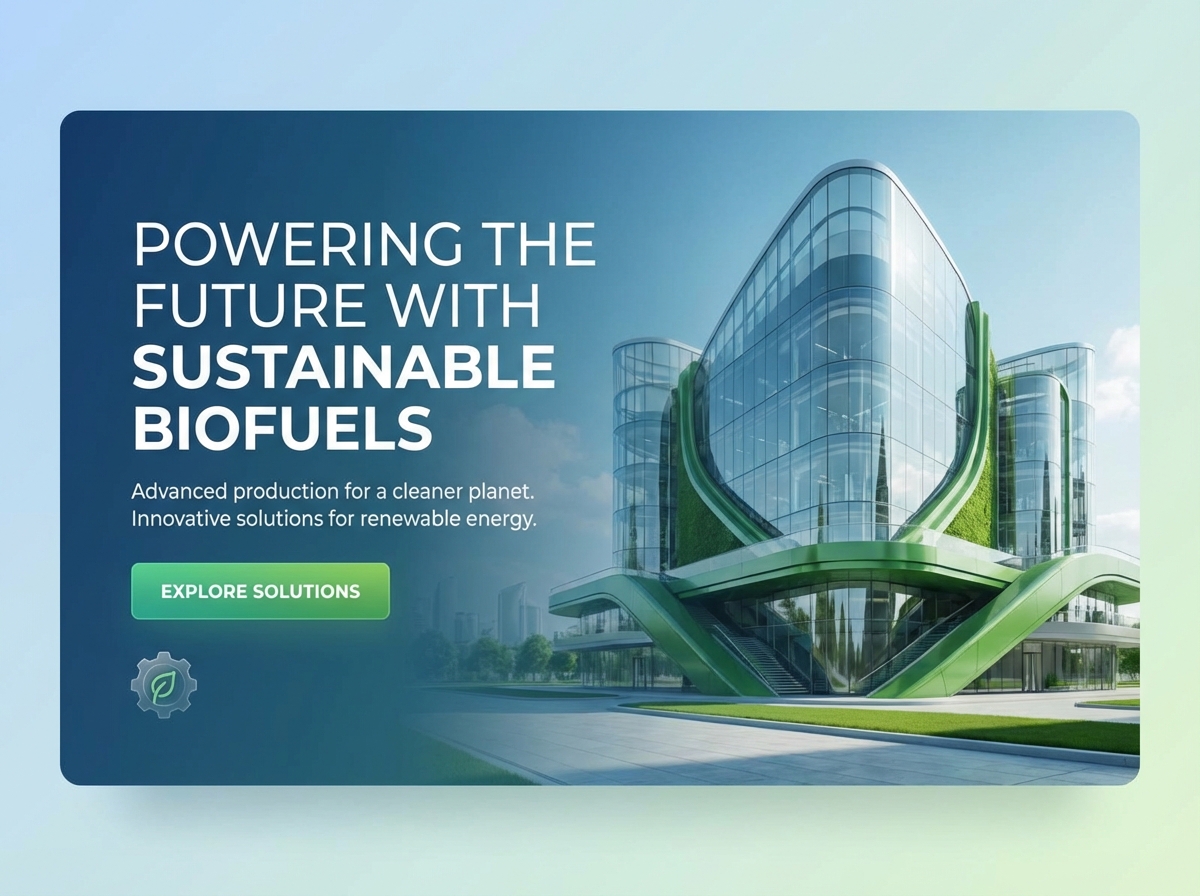 Build Your Biofuels Production Website with Ease website preview