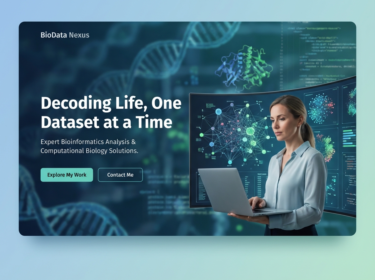 Build a Powerful Online Presence as a Bioinformatician website preview