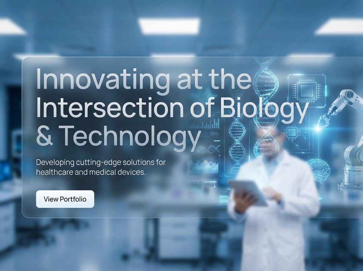 Build Your Professional Bioengineering Portfolio with Grigora website preview