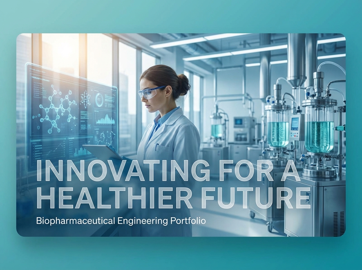 Build Your Professional Biopharmaceutical Engineer Portfolio website preview