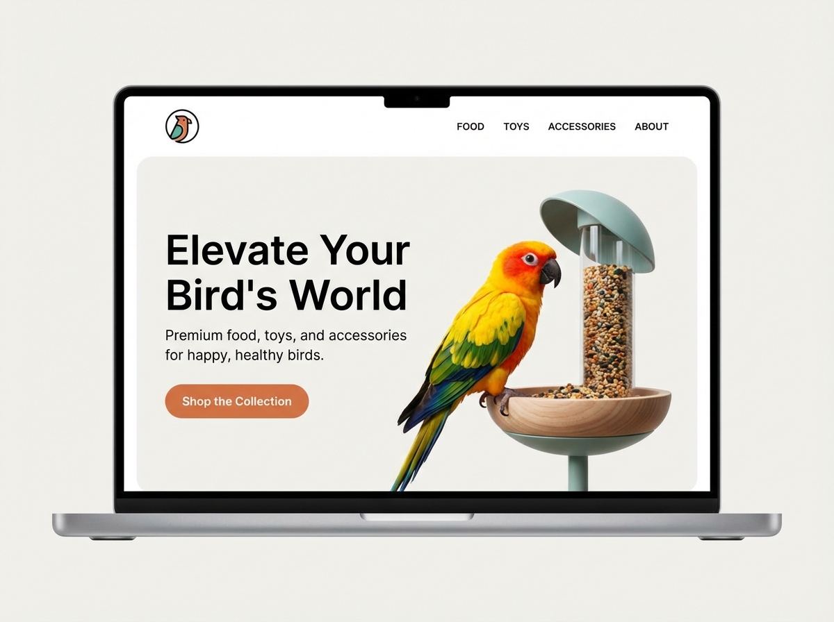 Build Your Feathered Friend's Favorite Bird Supplies Website website preview