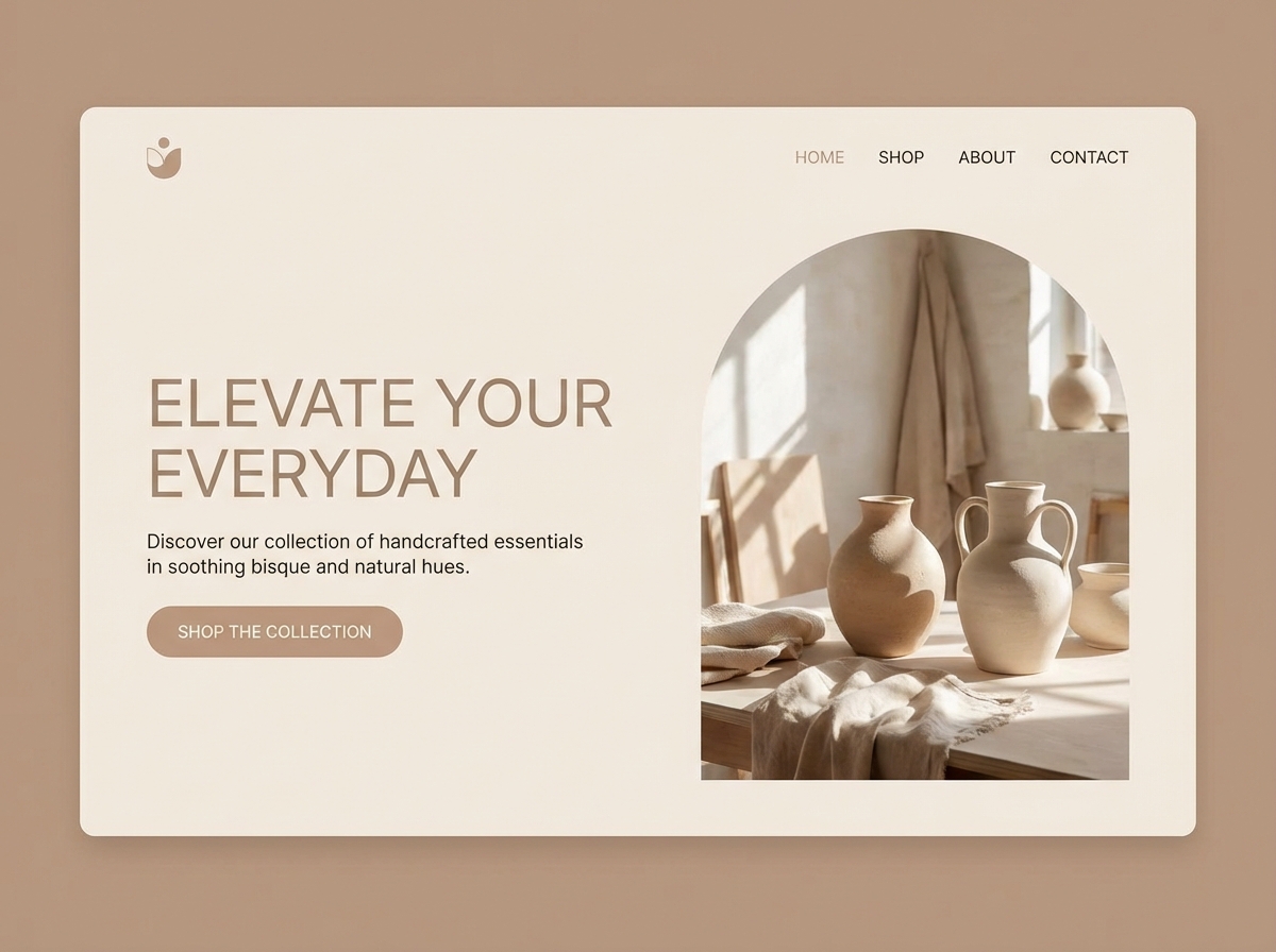 Unleash Your Creativity with the Perfect Shade of Bisque Color website preview