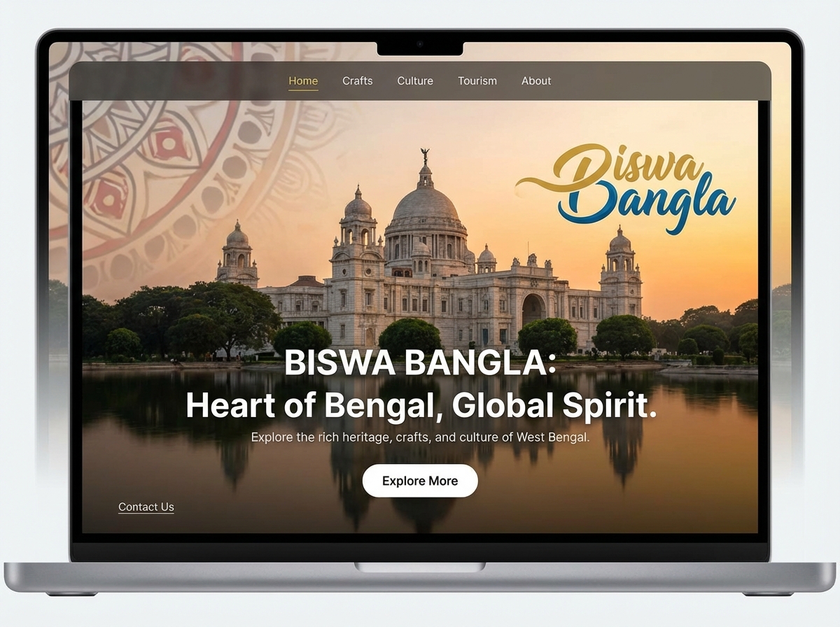 Build Your Digital Gateway to Biswa Bangla website preview