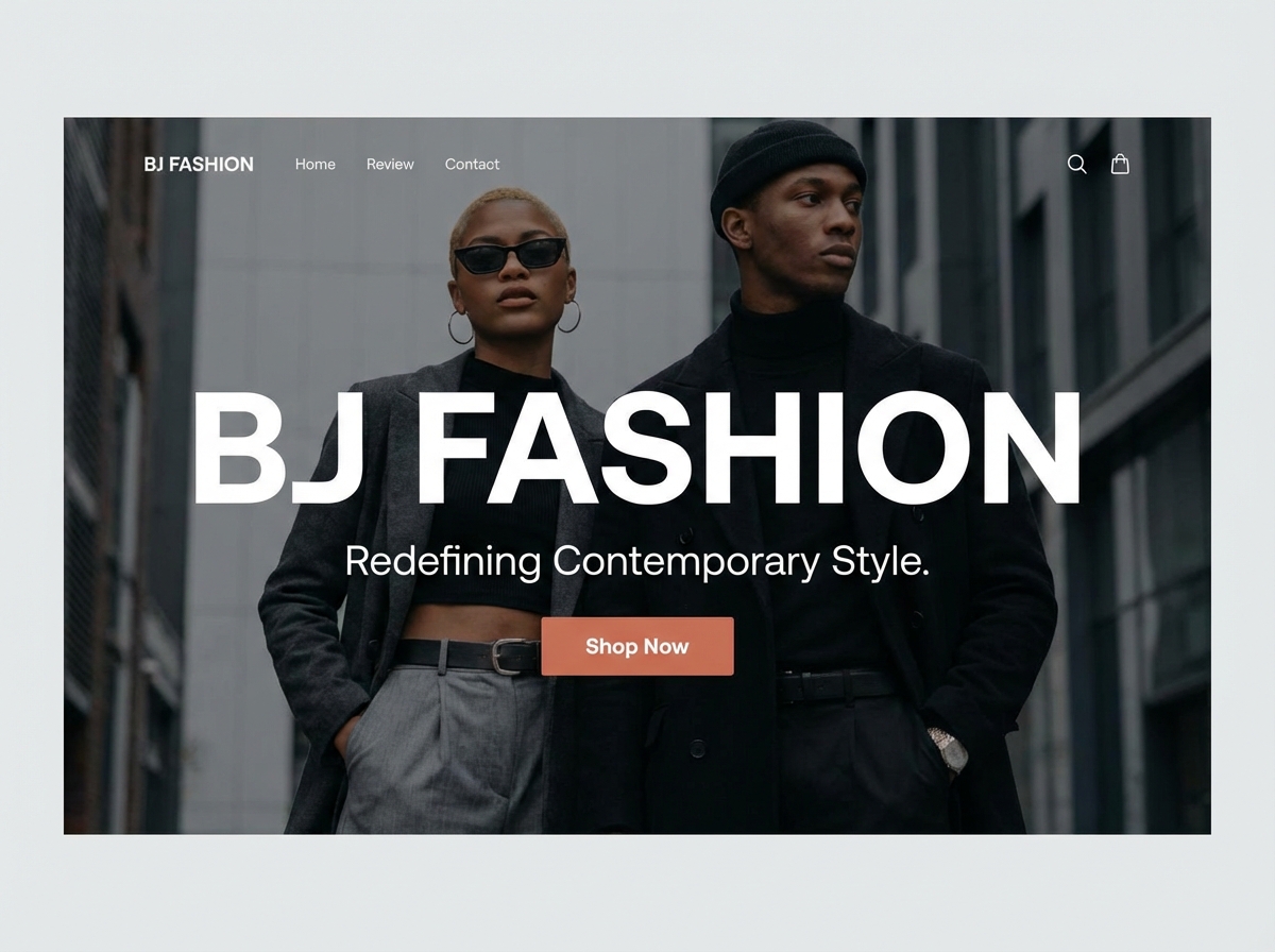 Launch Your Stunning BJ Fashion Portfolio Today website preview