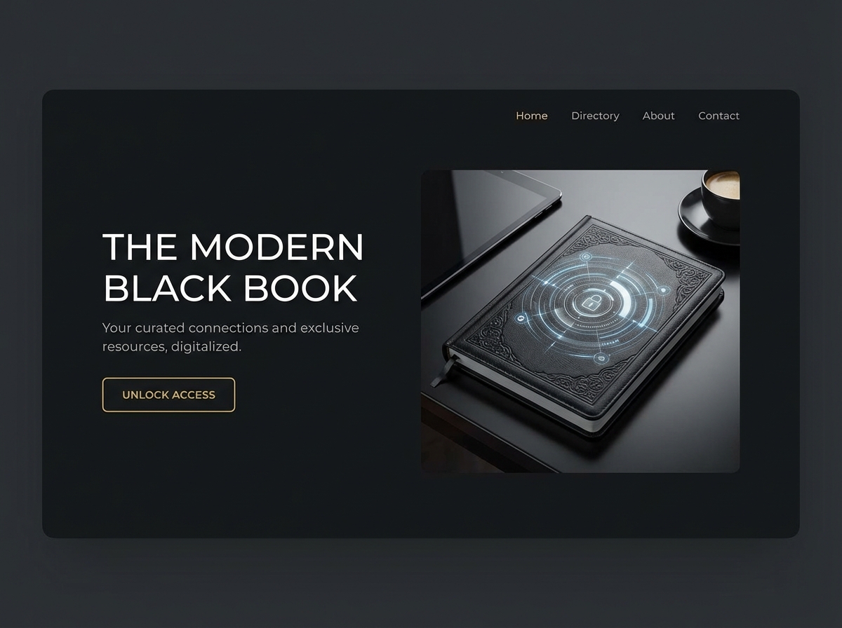 Build Your Professional Black Book with Grigora website preview