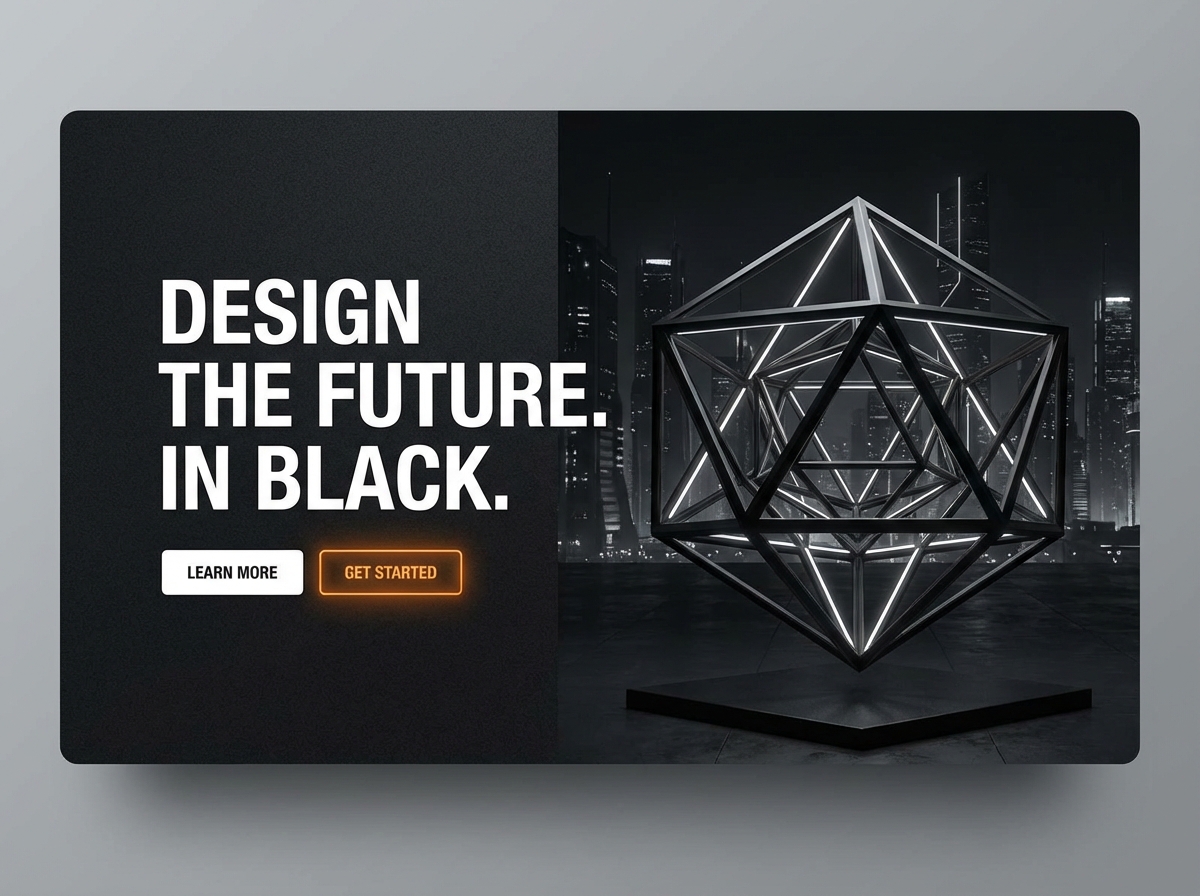 Master the Art of a Stunning Black Website website preview