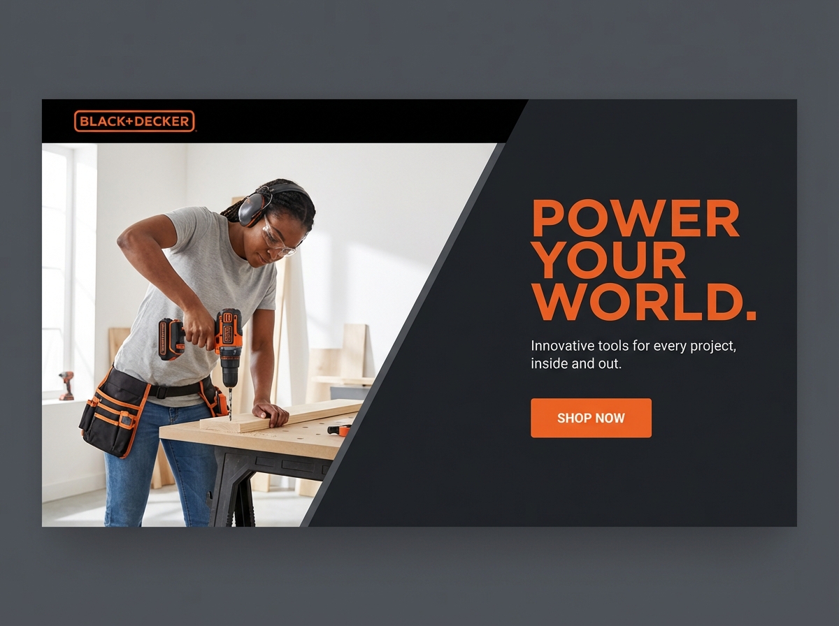 Build a Robust Website for Black & Decker Products website preview
