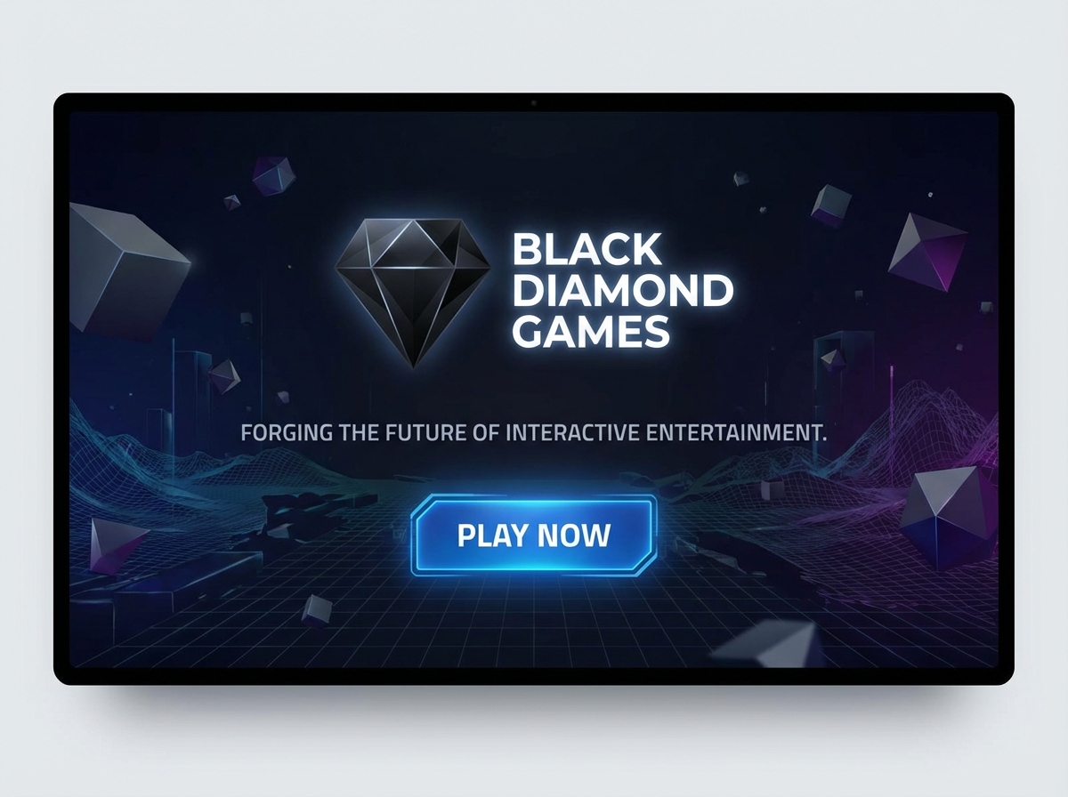 Build Your Own Black Diamond Games Empire website preview