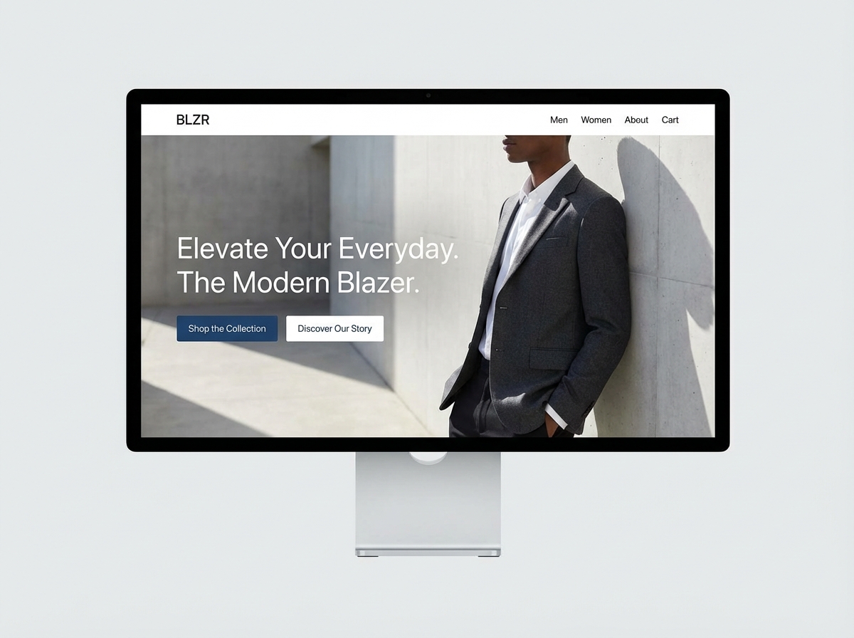 Design a Stunning Portfolio with Our Blazer Website Builder website preview