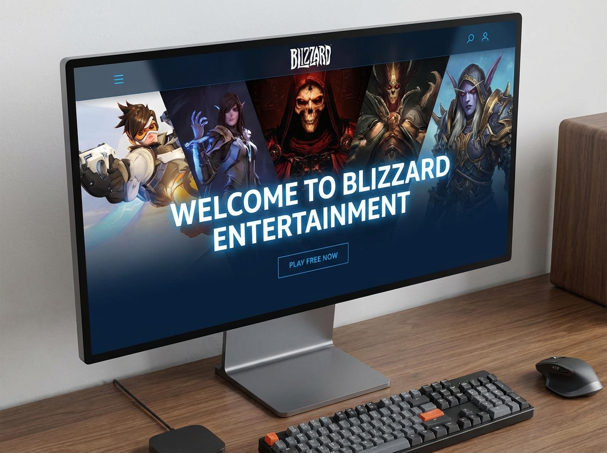 Build Blizzard Entertainment Fan Sites Instantly | AI Builder website preview