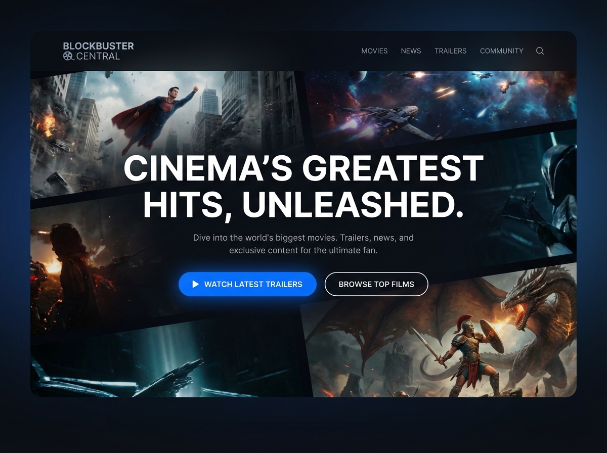 Build a Blockbuster Portfolio with Ease website preview