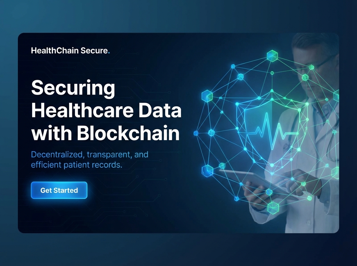 Build Secure, Transparent Healthcare with website preview