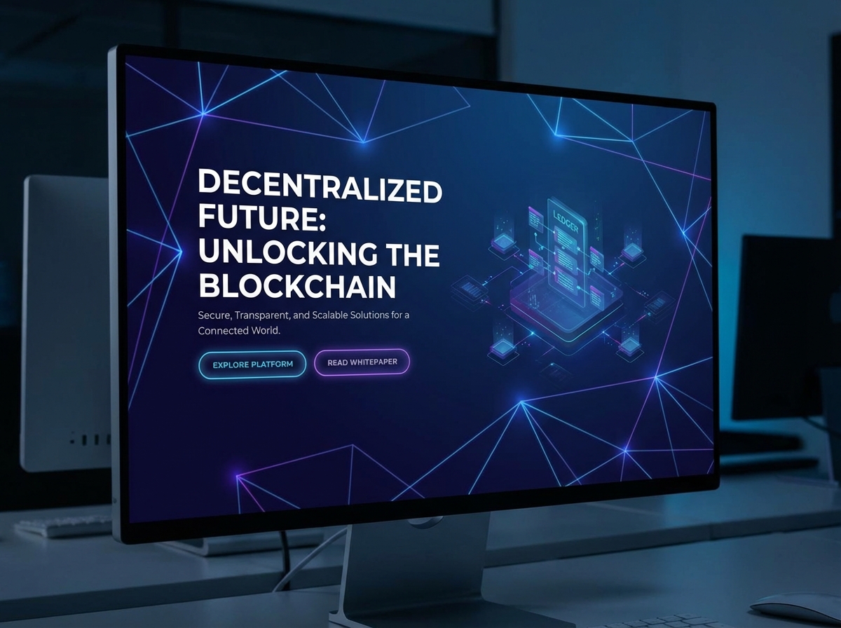 Build Your Decentralized Future with Grigora's website preview