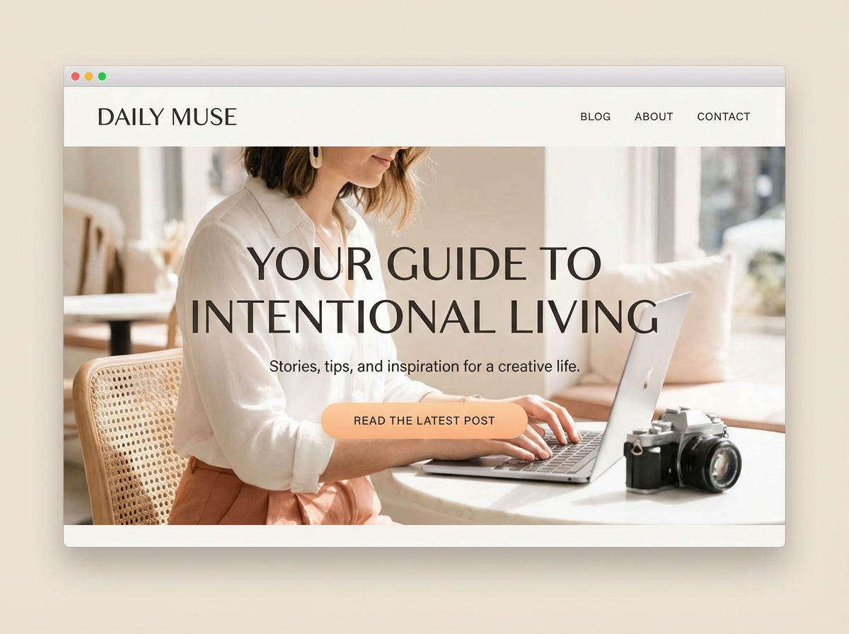 Launch Your Stunning Blog & Go Viral website preview