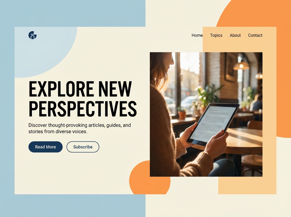 Launch Your Engaging Blog Website with Grigora website preview