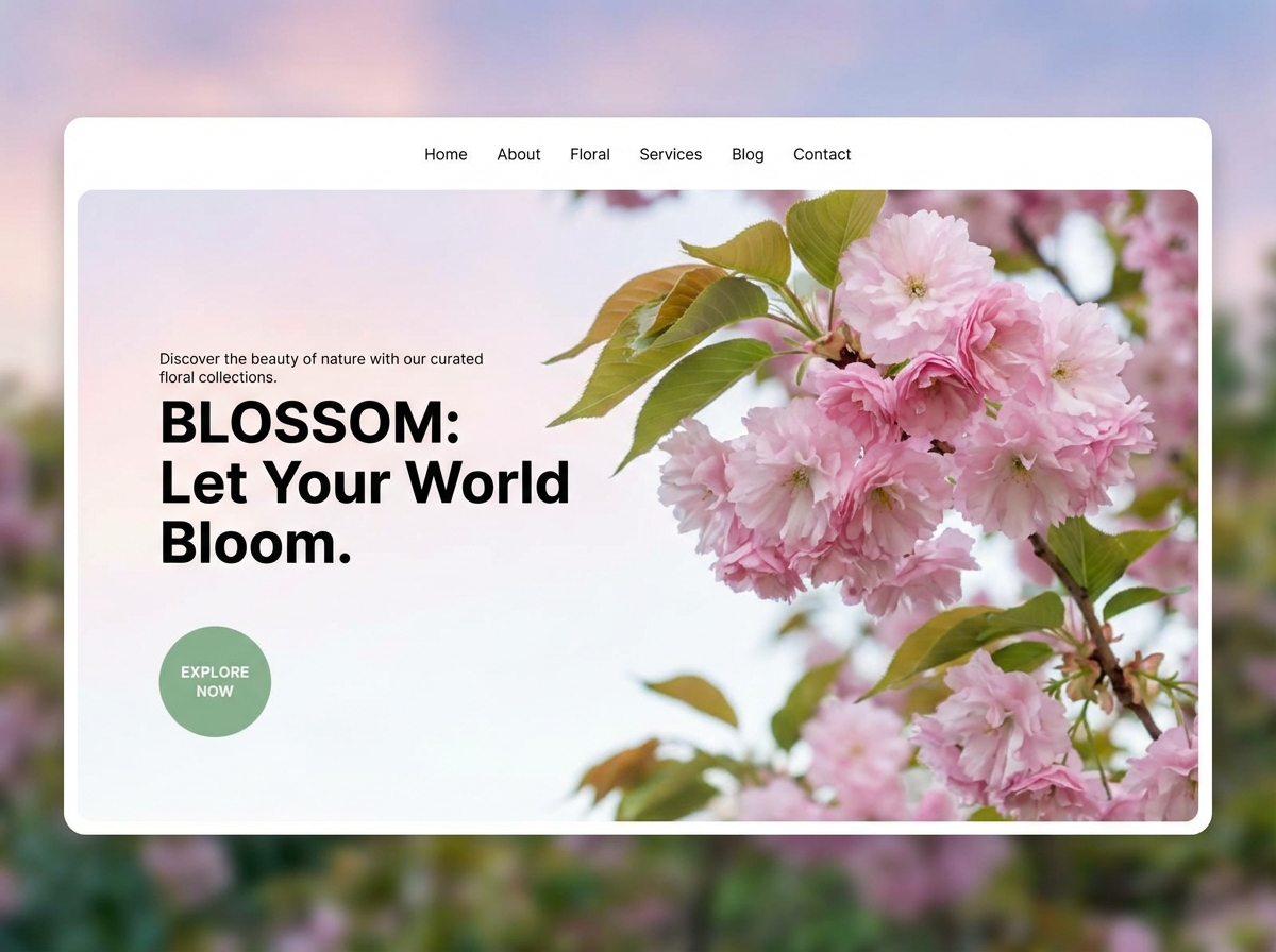Cultivate Your Digital Garden with a Stunning Blossom Website website preview