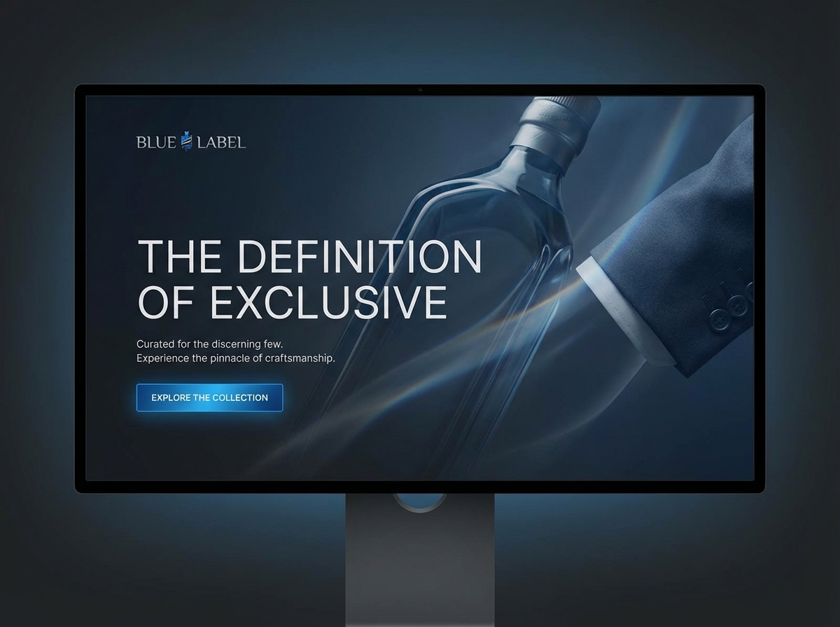 Craft an Iconic Online Presence for Your Blue Label Brand website preview