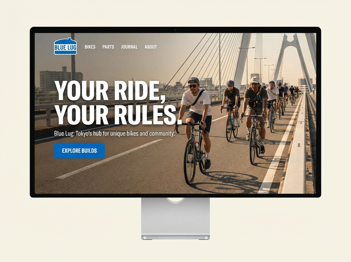 Build a Custom Bike Shop Website with Ease website preview