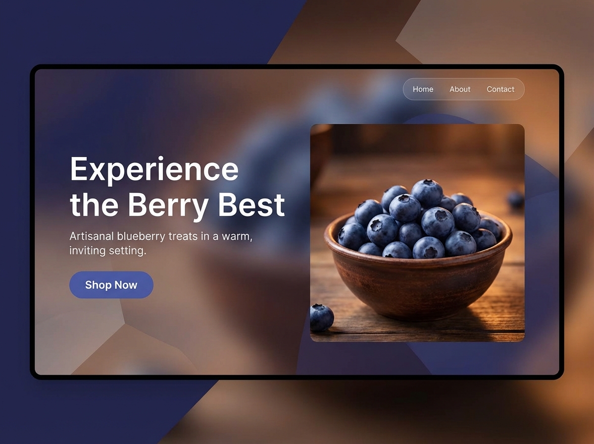 Unleash Your Creativity with the Perfect Shade of Blueberry Brown website preview