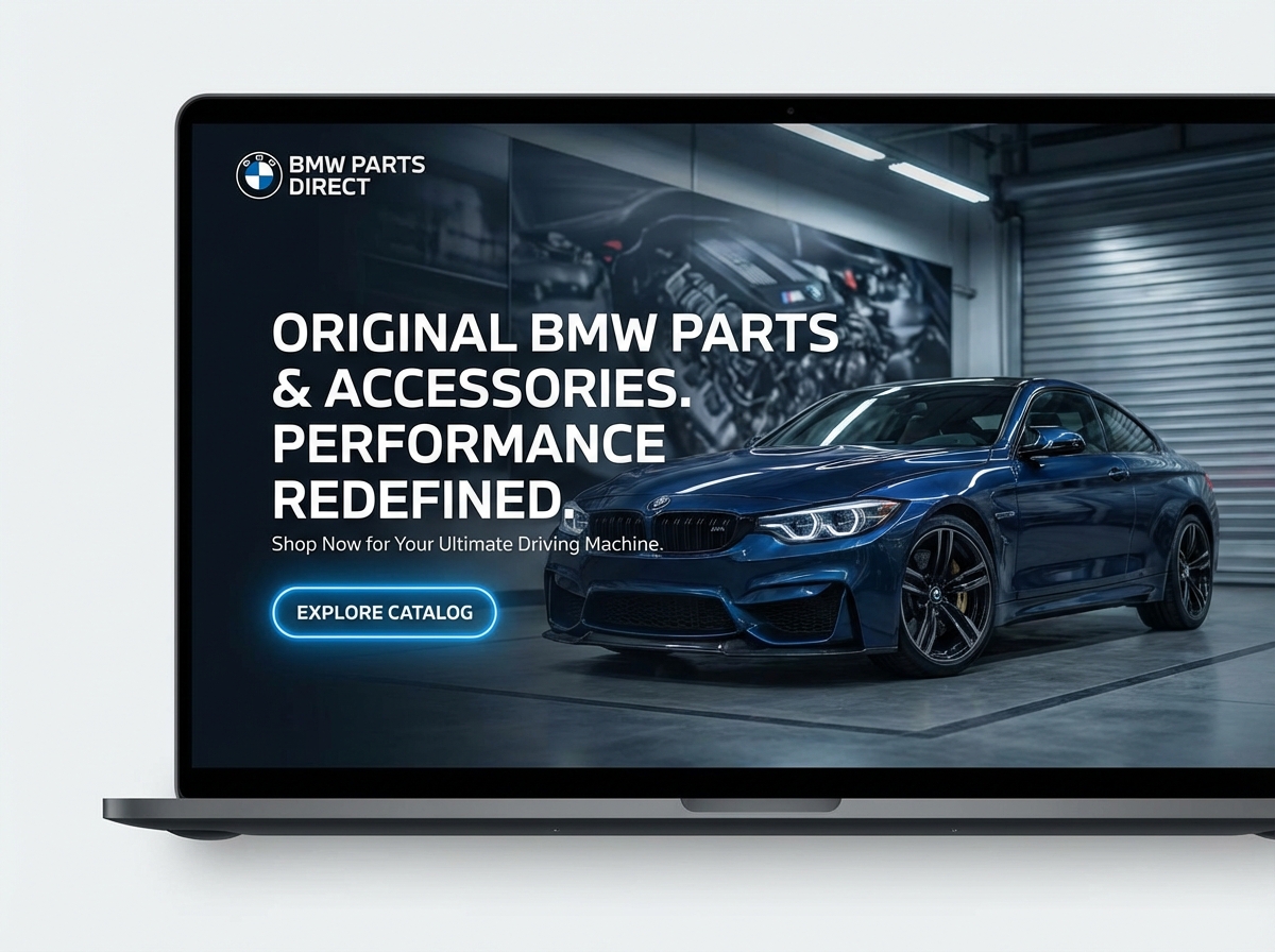 Build Your BMW Parts Website with Grigora website preview
