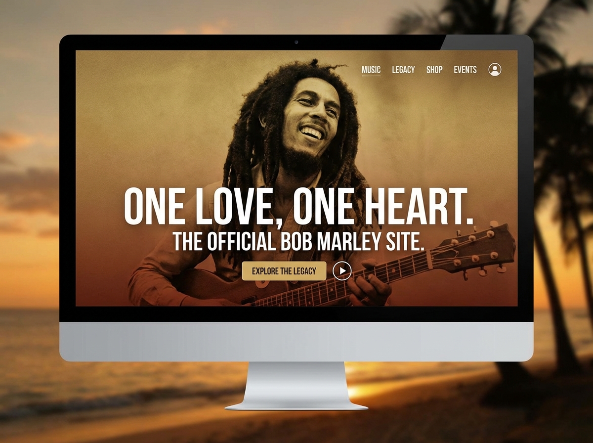 Create a Legendary Tribute with Your Bob Marley Website website preview