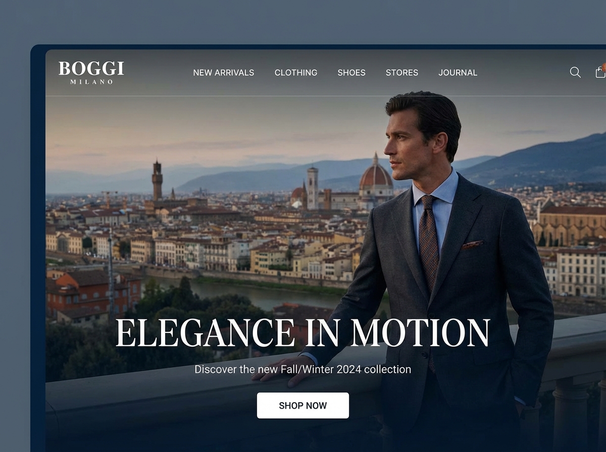 Build Your Boggi Website with Grigora website preview