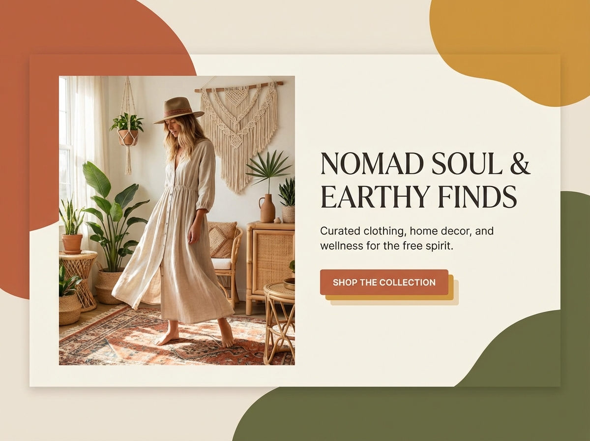 Create Your Perfect Boho Chic Website website preview
