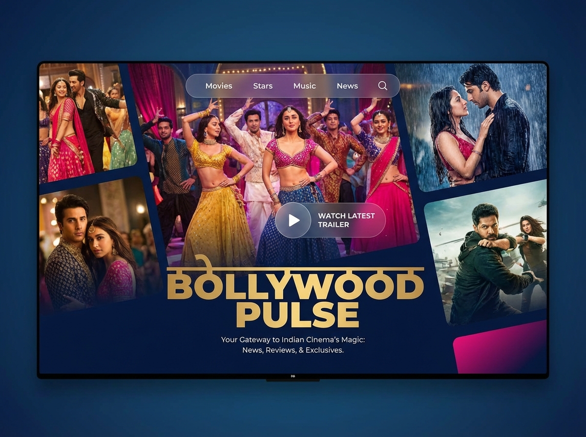 Unleash Your Cinematic Magic with a Stunning Bollywood Website website preview