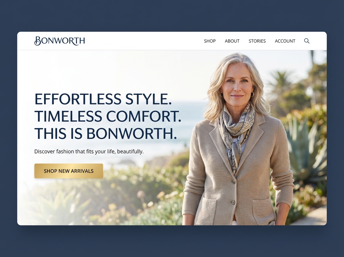 Launch Your Bonworth Store website preview