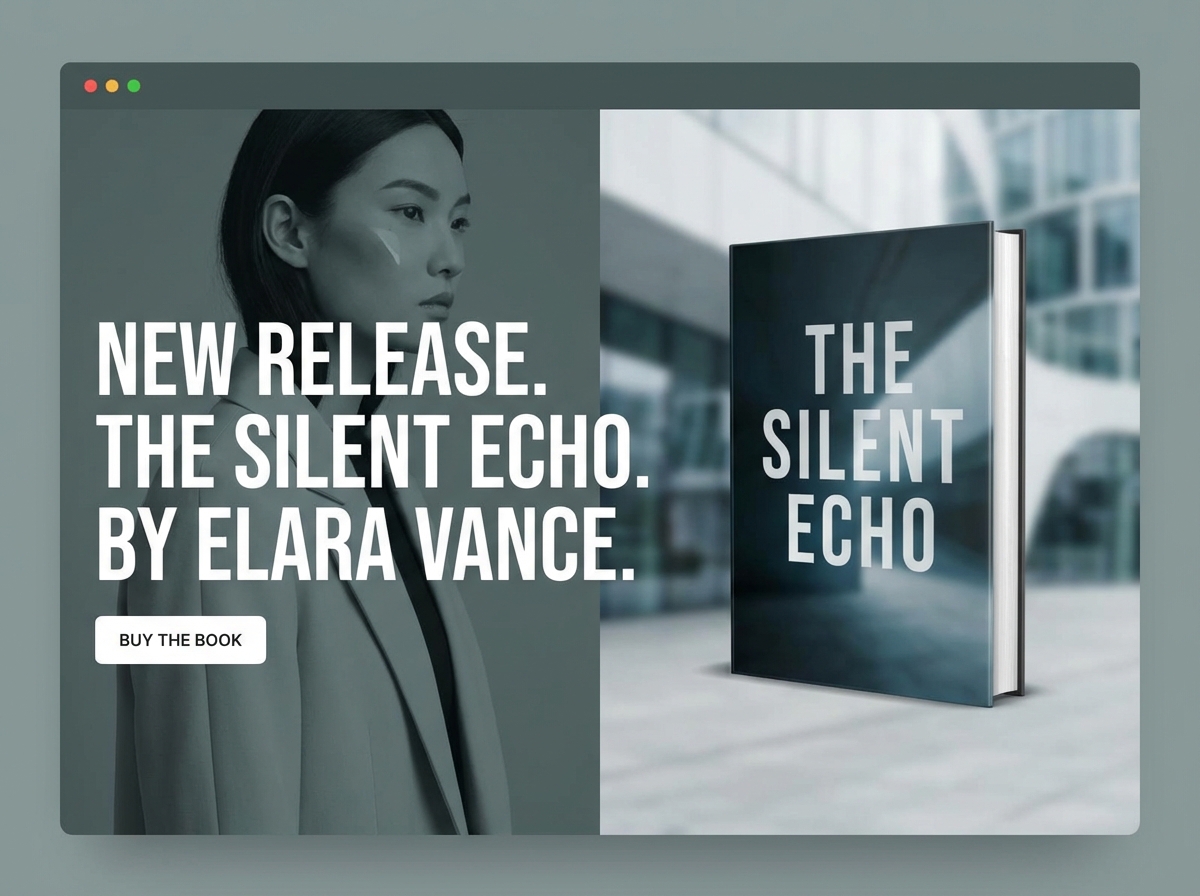 Build Your Author Website, Attract More Readers website preview