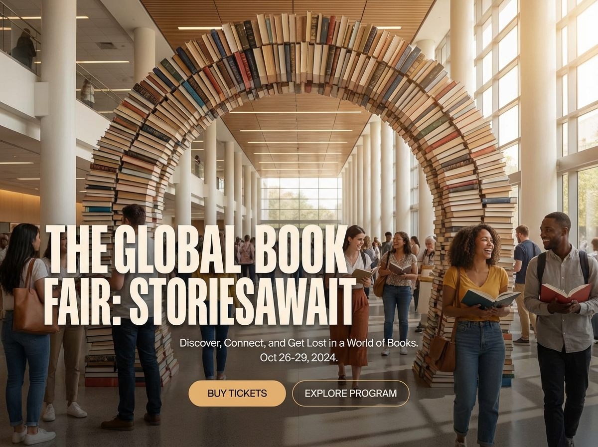 Create Your Stunning Book Fair Website website preview