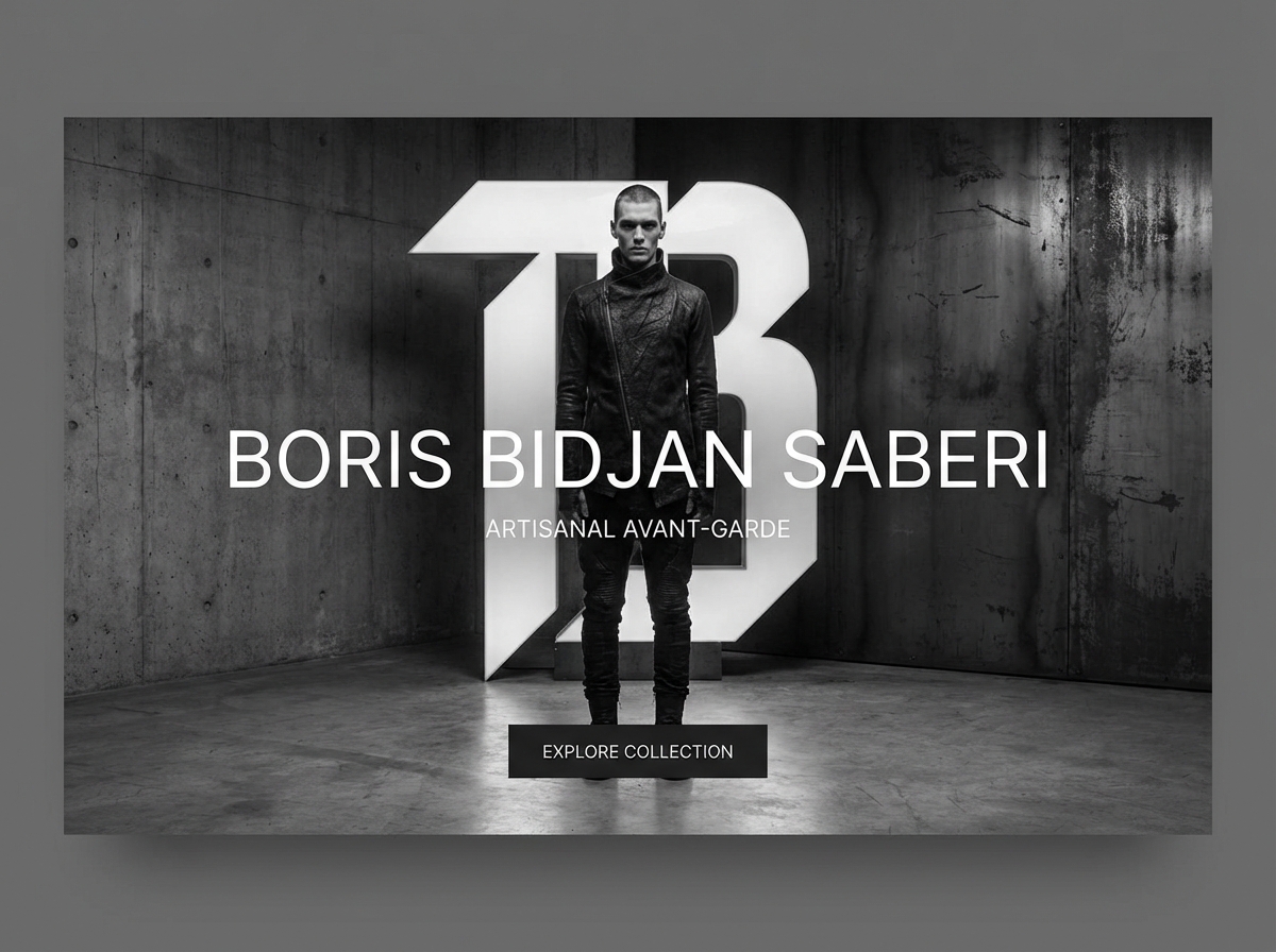 Create a Boris Bidjan Saberi Fan Site | AI Builder website preview