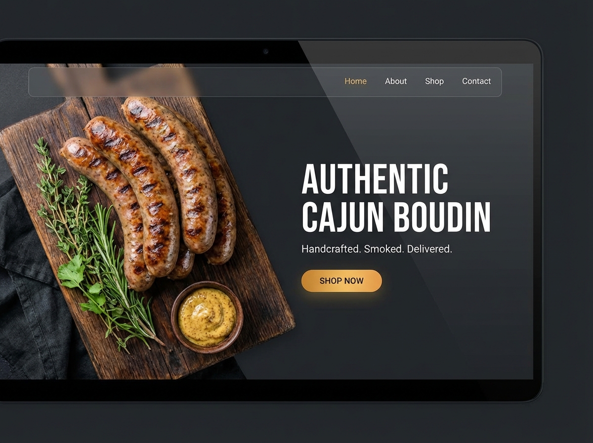 Craft Your Online Presence for Boudin Businesses website preview
