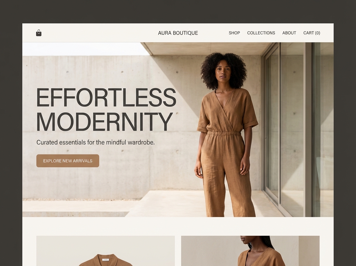 Build Your Stunning Boutique Clothing Website website preview