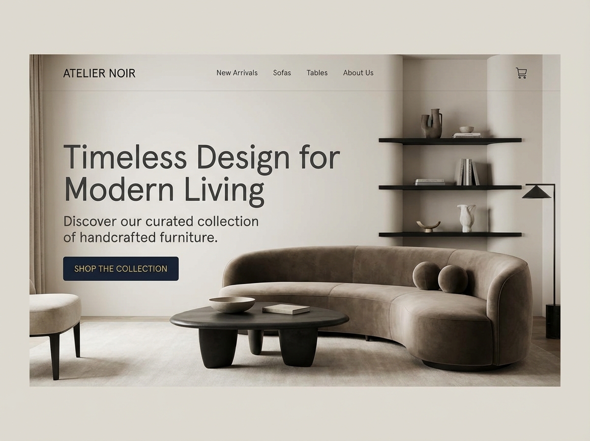 Build a Stunning Online Home for Your Boutique Furniture website preview