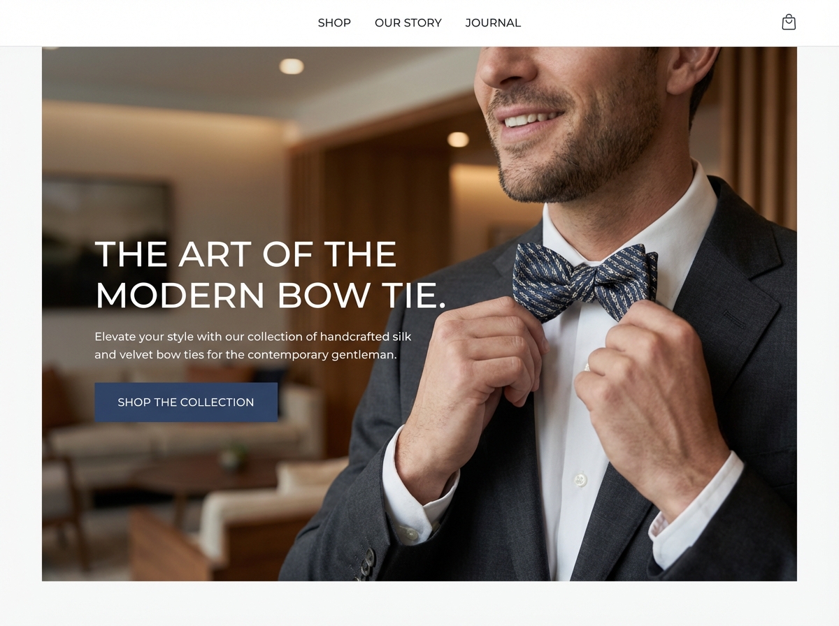 Craft Your Style: The Ultimate Bow Tie Website Builder website preview