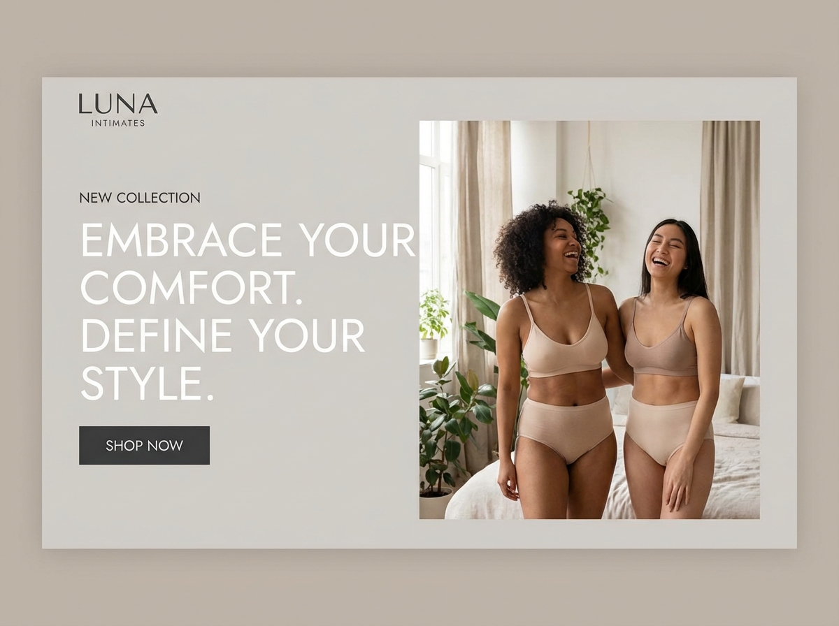 Design Your Perfect Bra & Panty Website website preview