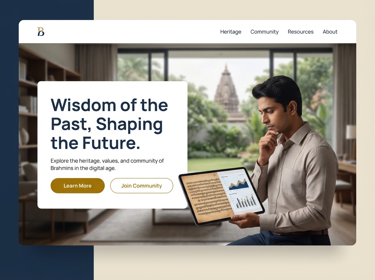 Build a Respected Online Presence for your Brahmin Community website preview