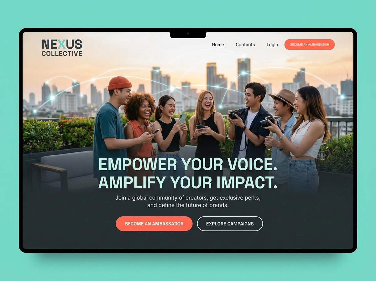 Build Your Powerful Brand Ambassador Website website preview